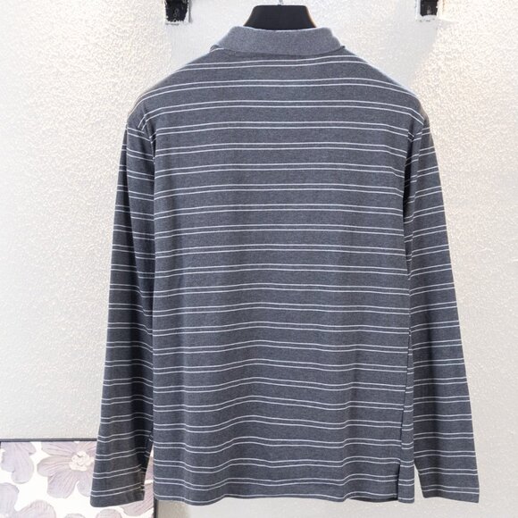 Miu Miu grey striped small logo long-sleeved T-shirt - Picture 2 of 7